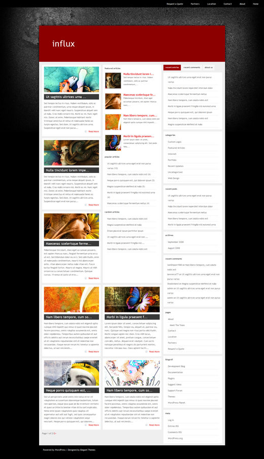 influx-wordpress-premium-theme